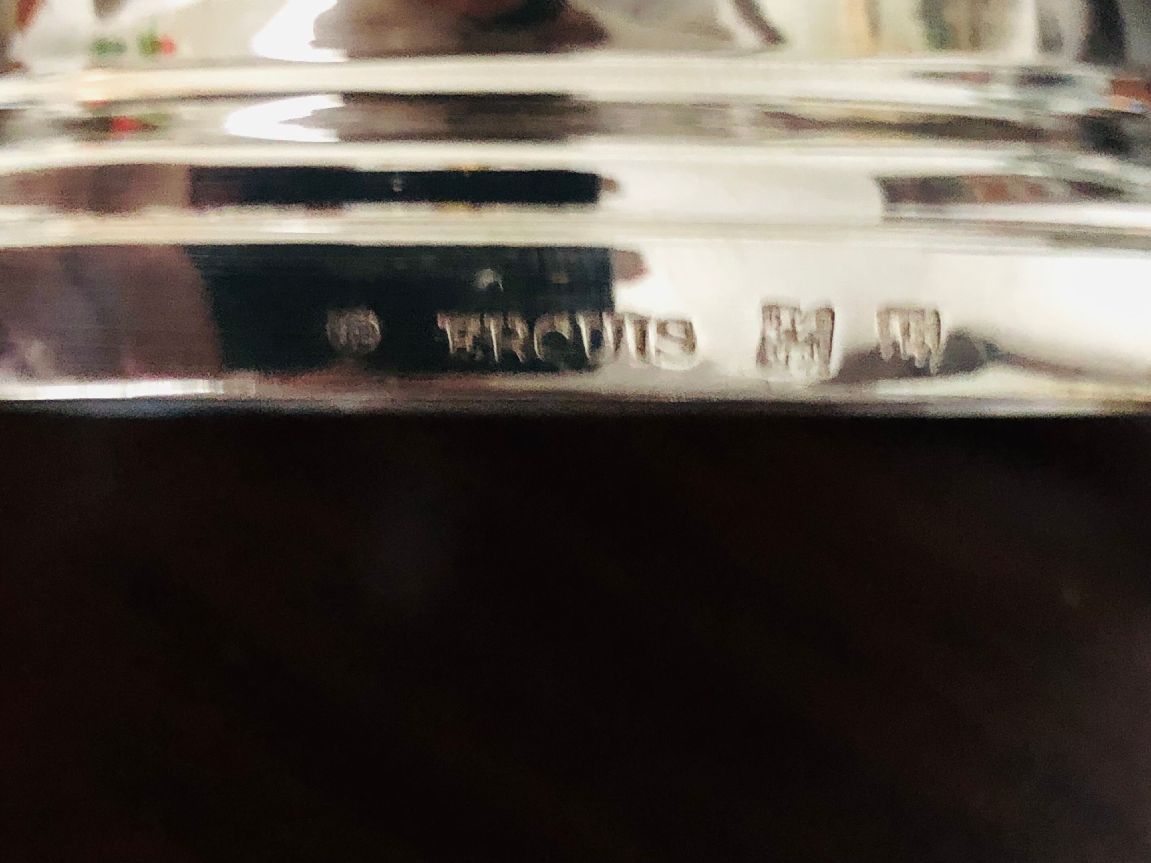 Ercuis silver metal sausage