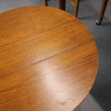 Table pliante et tabourets restaurés du milieu du siècle par Poul Hundevad, Danemark, années 1960