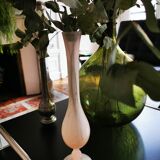 Pale pink glass vase