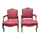 Paire de fauteuils louis XV