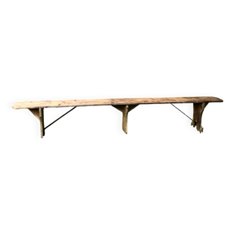 Wooden bench