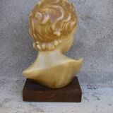 Antique wax bust