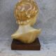 Antique wax bust