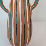Gabriel Fourmaintraux 2-handle ceramic vase 1960