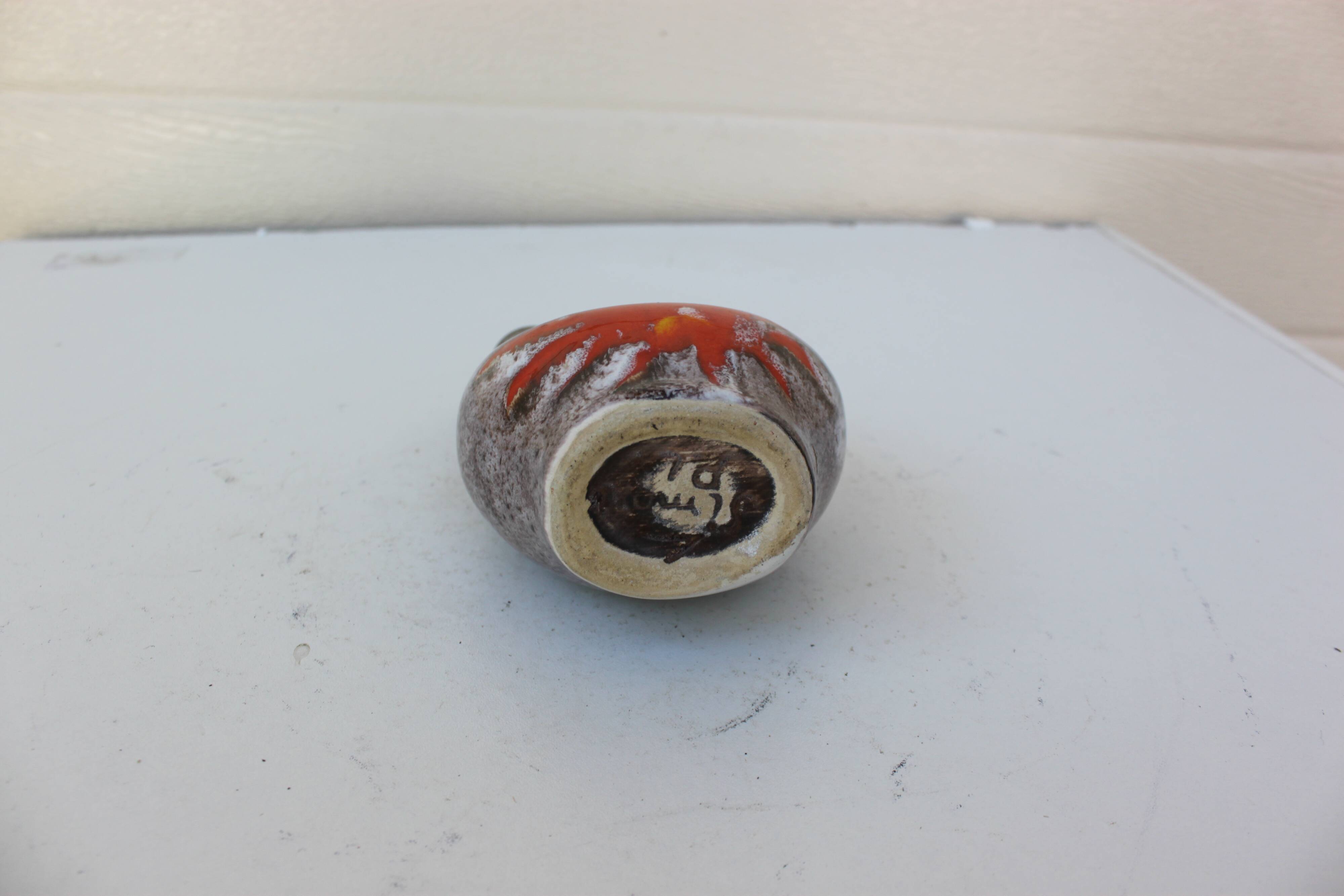 vase 1970 cheminée une anse