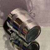 Champagne bucket with stainless steel handles