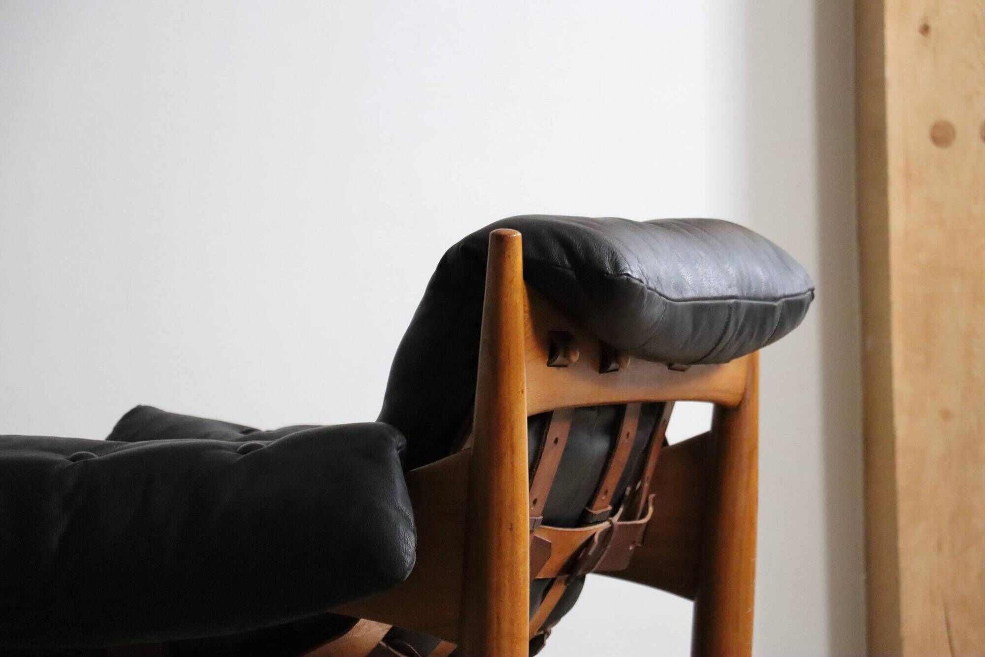 Sheriff Lounge Chair with ottoman by Sergio Rodrigues for Isa Bergamo 1960s