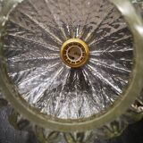 Geometric glass pendant light