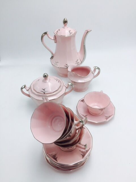 Art Deco: coffee or tea, Czechoslovakia, Schlaggenwald service