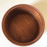 Teak spice pot and glass of the 60 years
