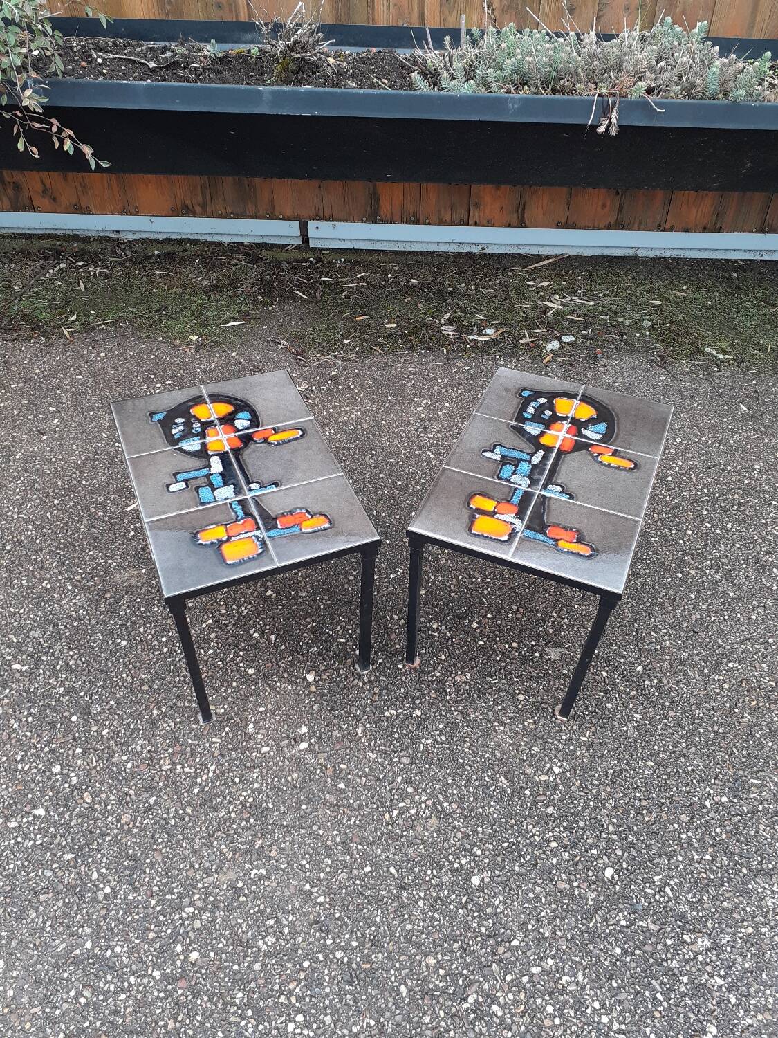 Vintage bedside tables