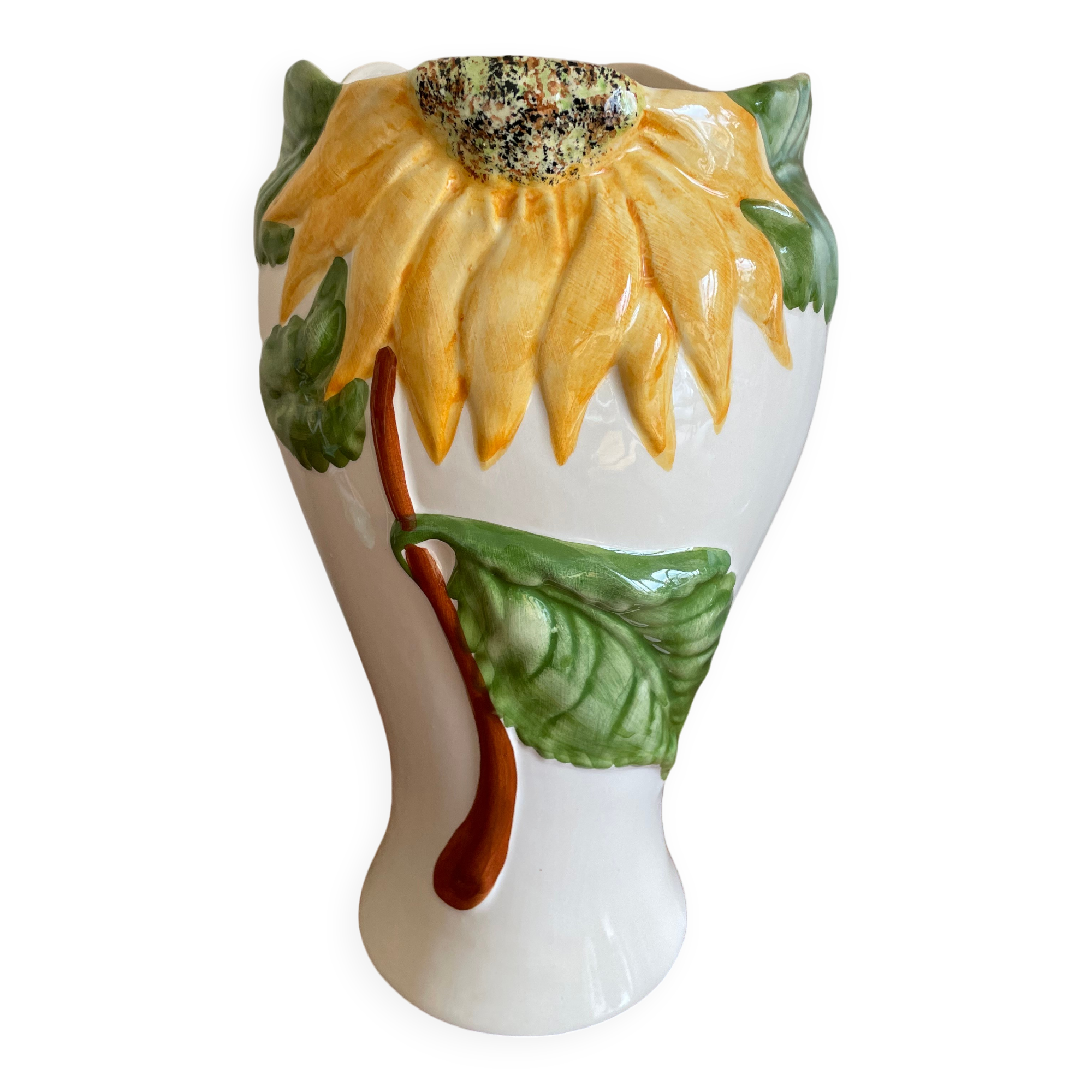 Large sunflower vase