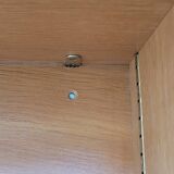 60's glass wall shelf