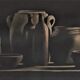 Gravure à l'aquatinte "Nature Morte aux Grès"