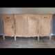 Rustic oak airbrushed sideboard