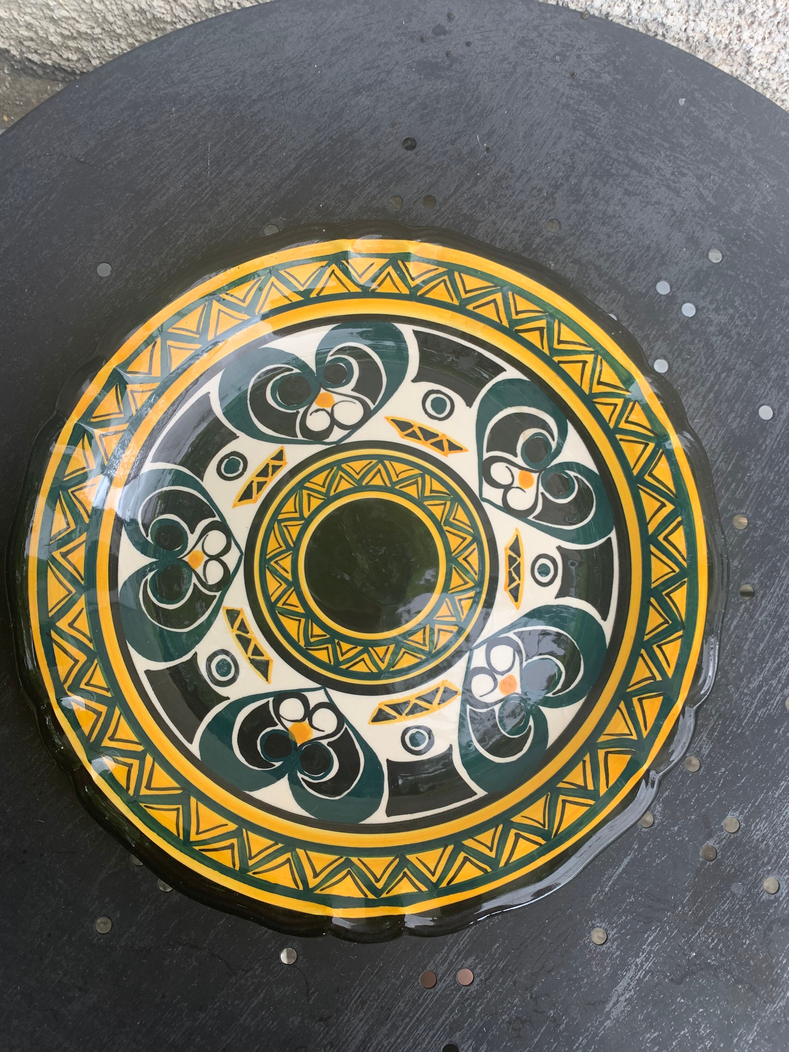 Plate in ceramic of St Jean de Bretagne