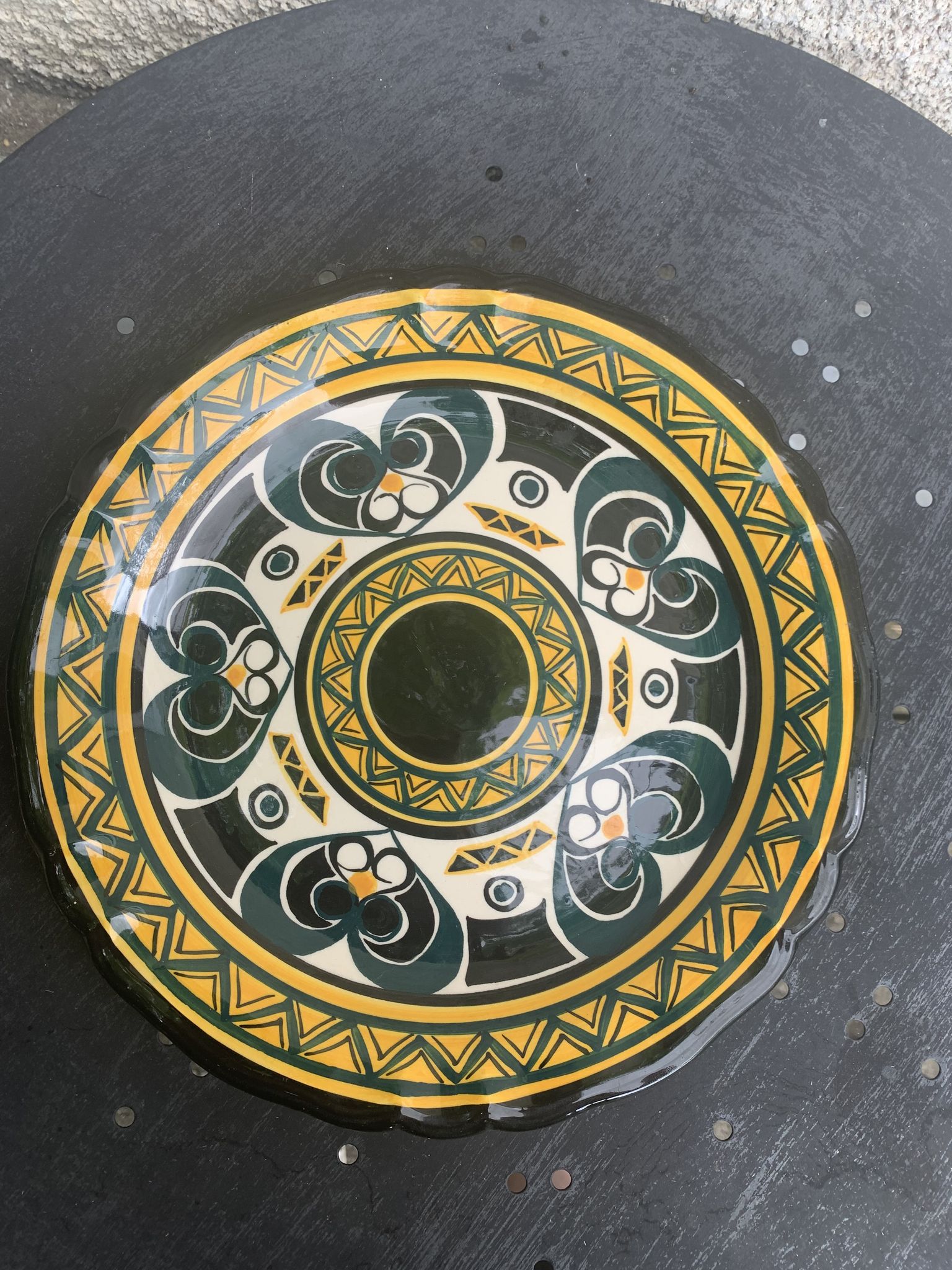 Plate in ceramic of St Jean de Bretagne