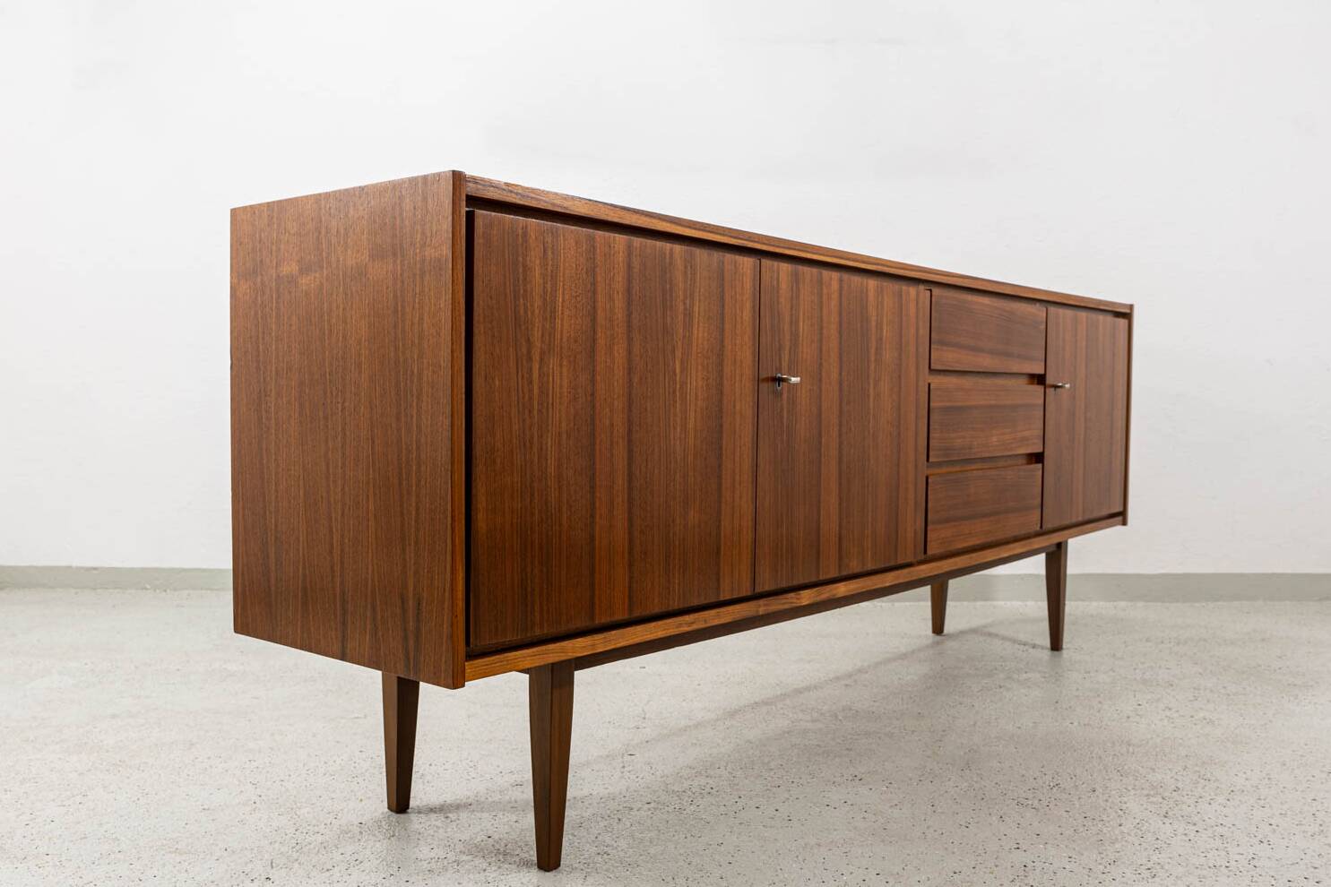 Vintage long Sideboard by SFM, Poland, 1970s