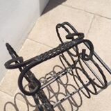 Porte-bouteilles en fer forgé