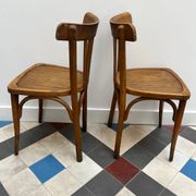 Paire de chaise de bistrot