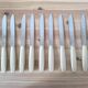 Set of 11 bakelite and stainless steel knives