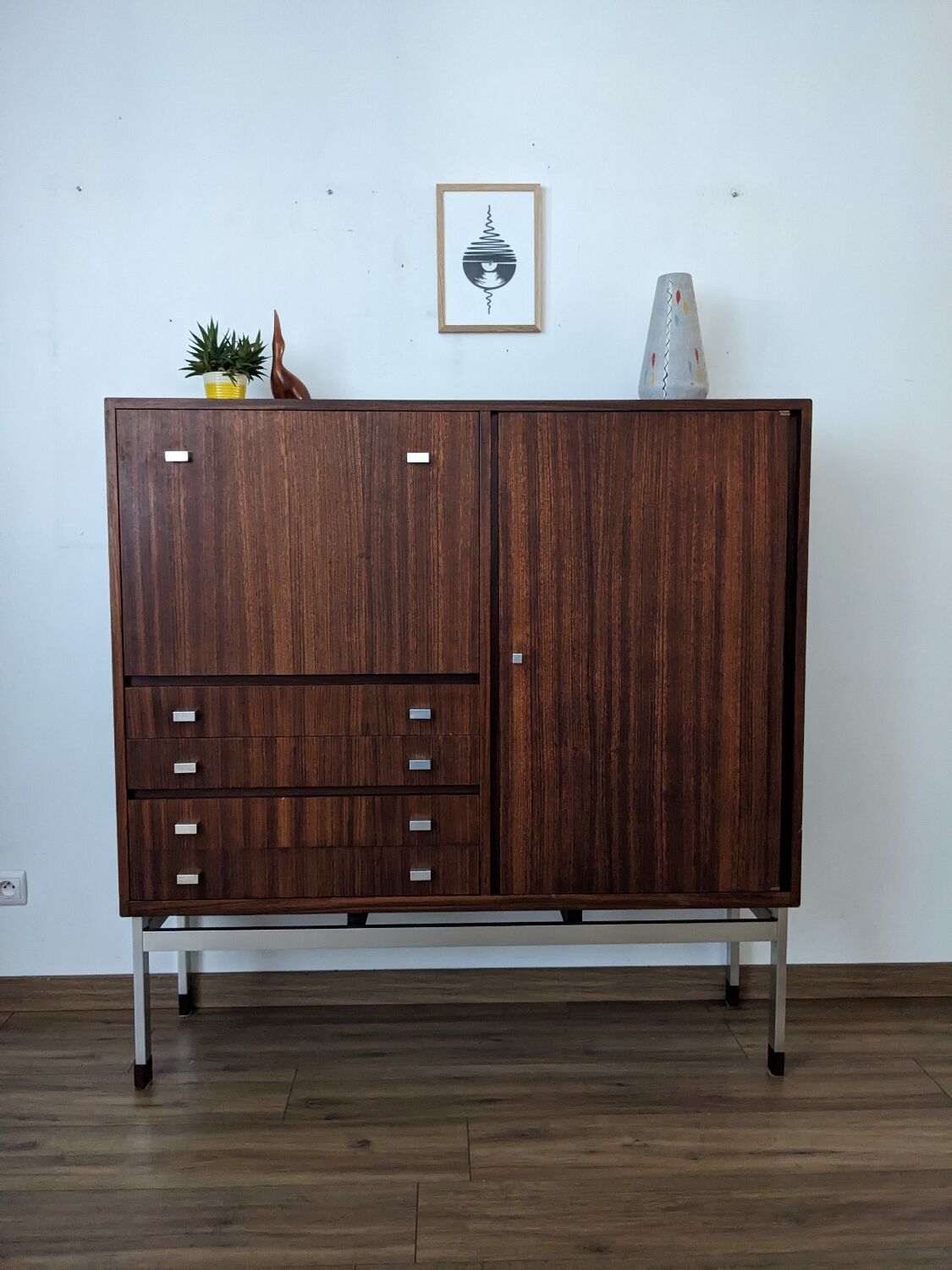 vintage secretary desk Scandinavian design