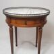 Tabel hot water bottle pedestal table Louis XVI style