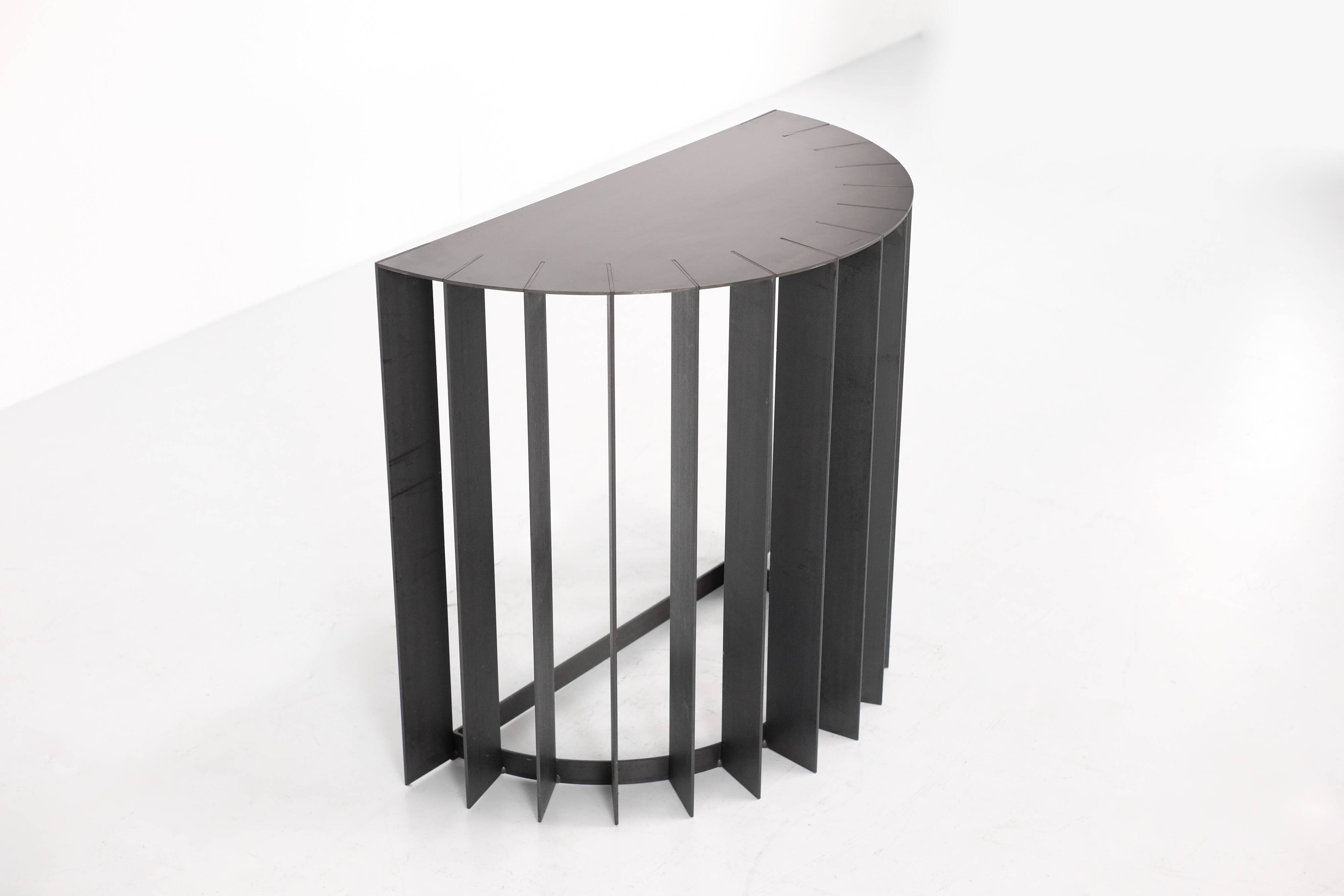 “Blue Moon” console by Franck Robichez for Dritsh, Paris 1980s Dritsh.