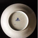 Plate in blue and red earthenware of Gien from the 19th century