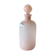 Powder pink opaline flask