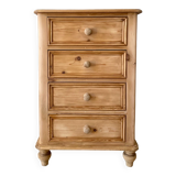 English chest of drawers in pine