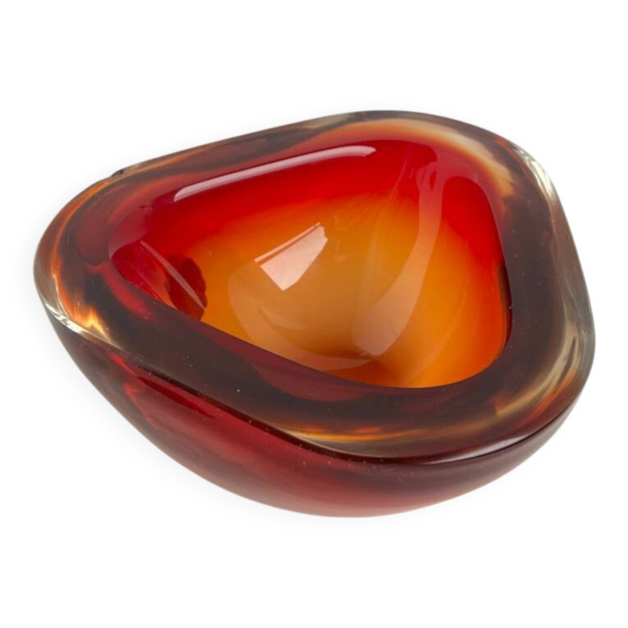 Murano Sommerso bowl 1970 Flavio Poli