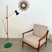 Old vintage teak armchair design Walter Knoll for Knoll Antimott Germany 1960s