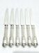 GEORGES FLAKENBERG - 6 SILVER FRUIT KNIVES