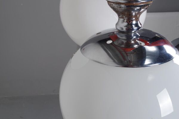 Lustre mid-century rouge Italie