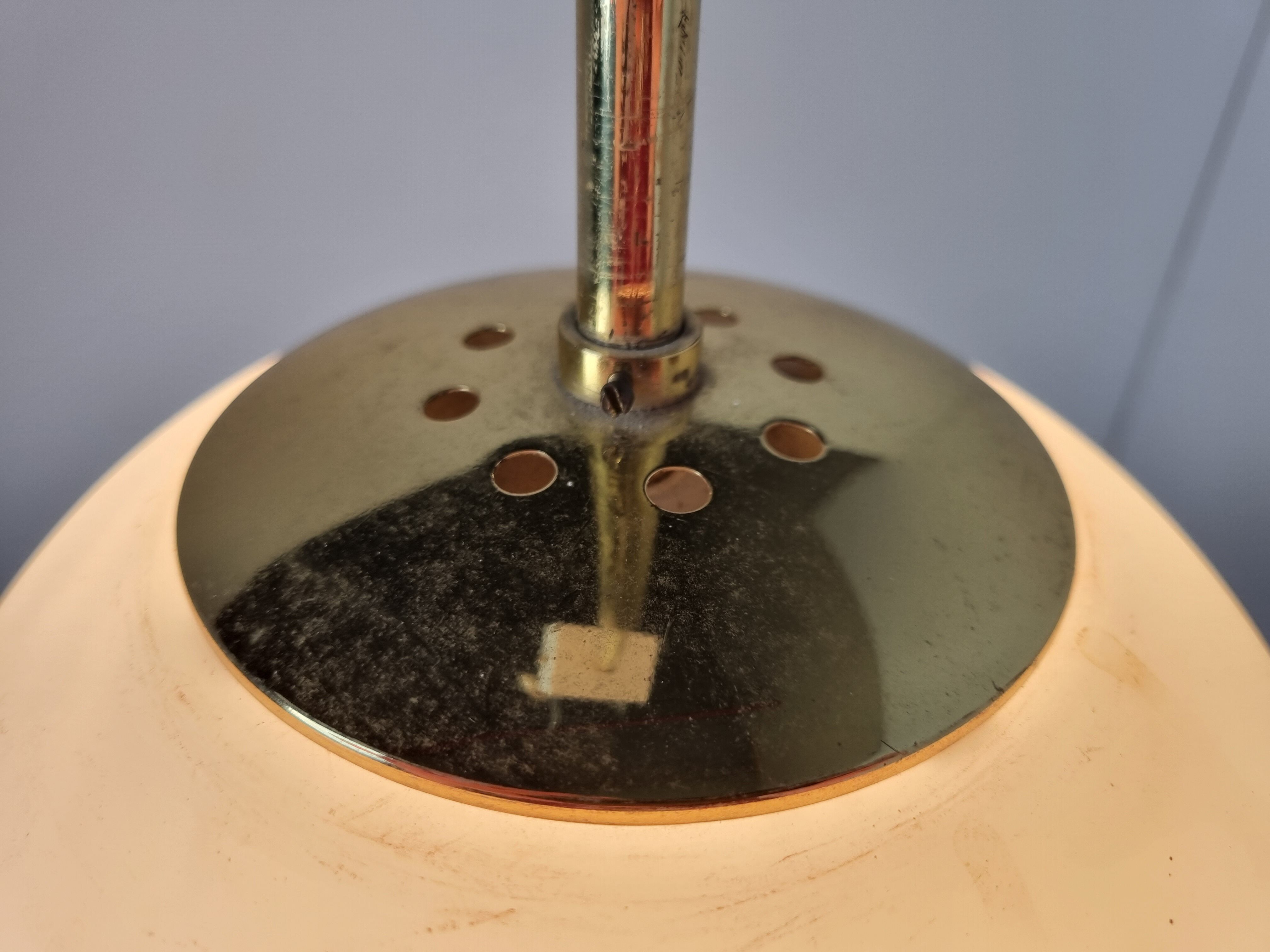 Vintage pendant light by Glashutte limburg, 1970s