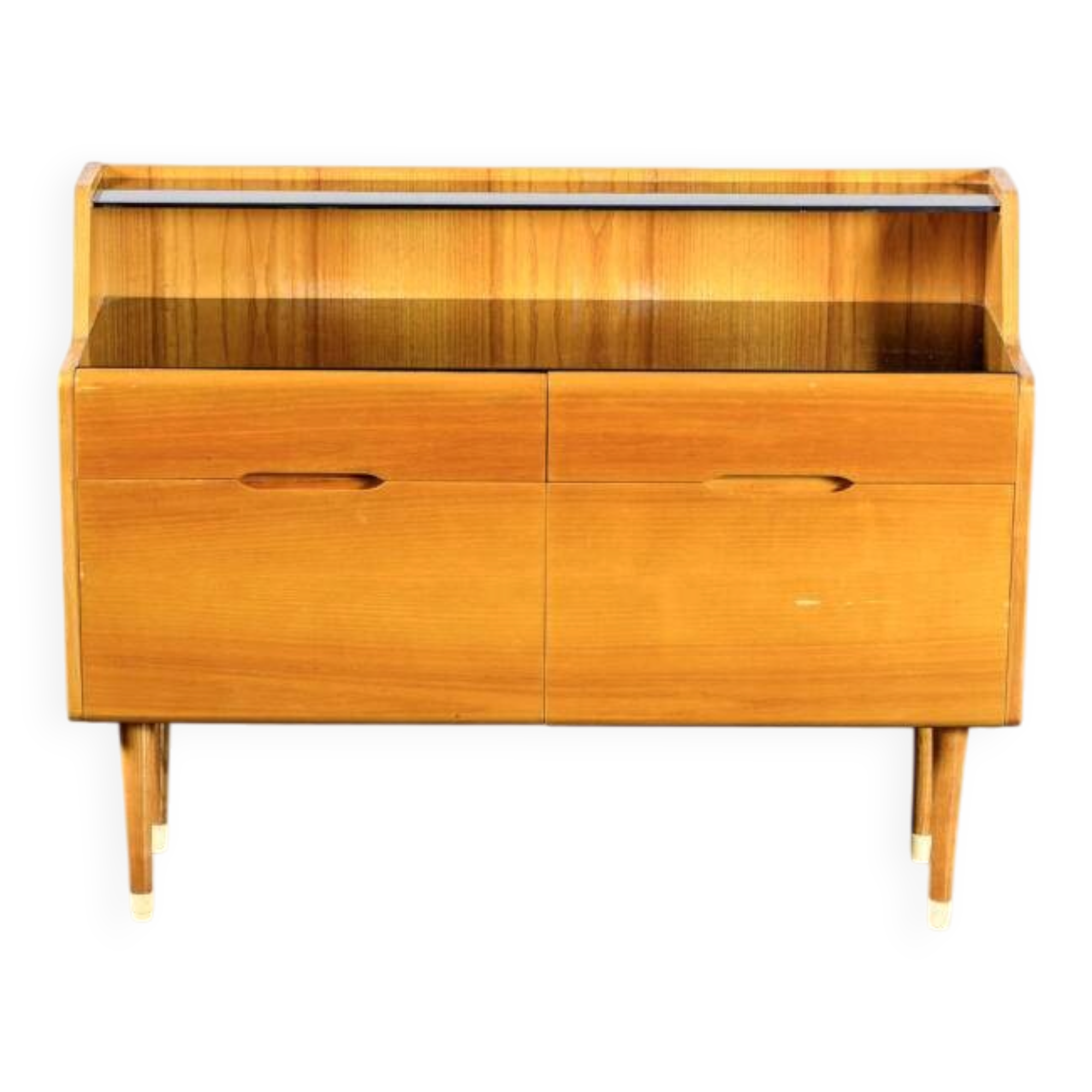 Black plateau chest of drawers