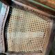Paire de chaises anciennes fin XXe cannage