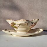 Gien Hummingbird Sauceboat 1875