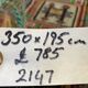 Large Vintage Turkish Kilim Rug 350x195 cm Wool Jajim Kelim