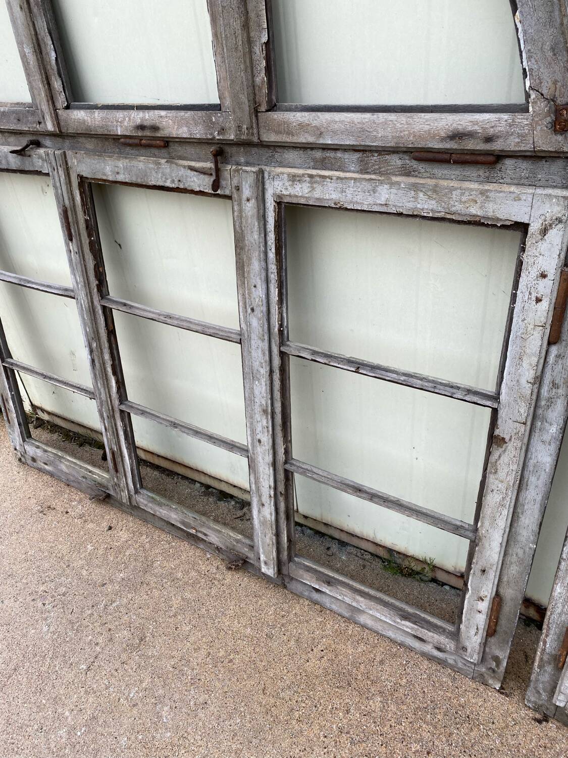 Factory window frame pair