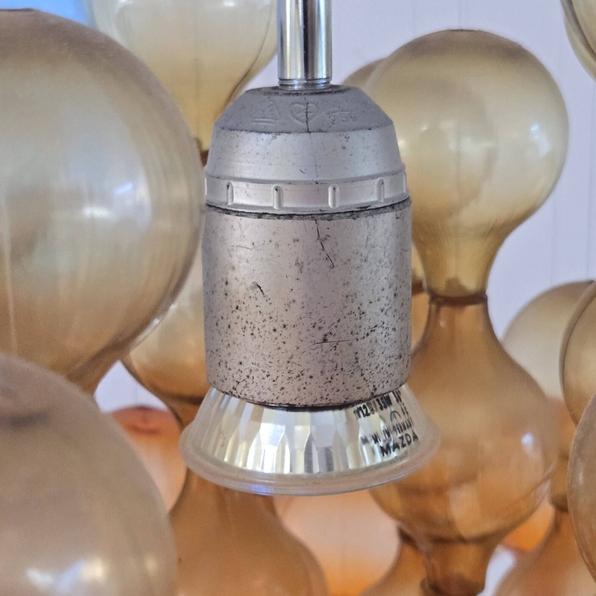 Vintage 1970s pendant light in the style of Verner Panton