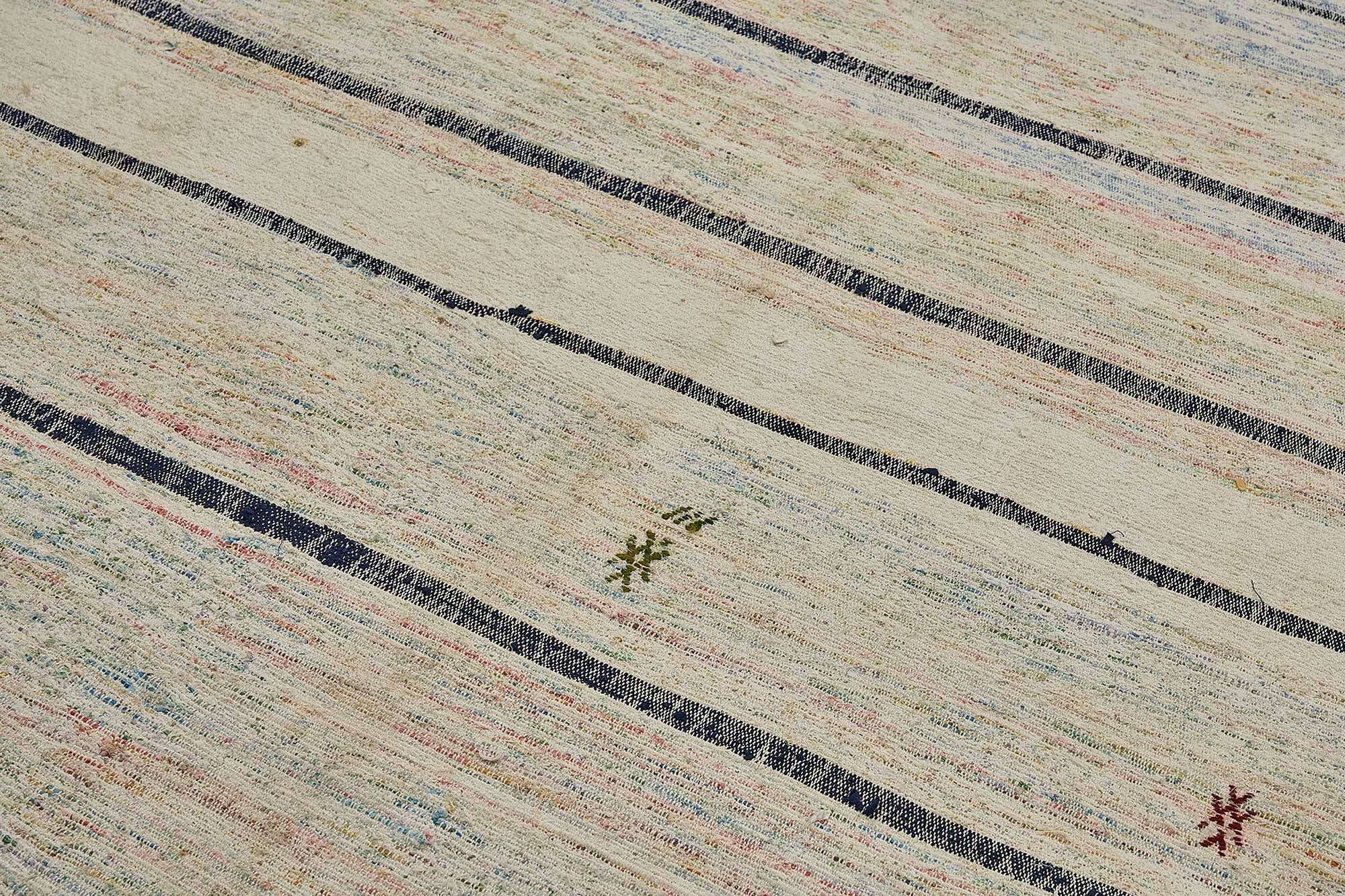 Turkish Handwoven Flatweave Chaput Kilim 203 cm x 287 cm