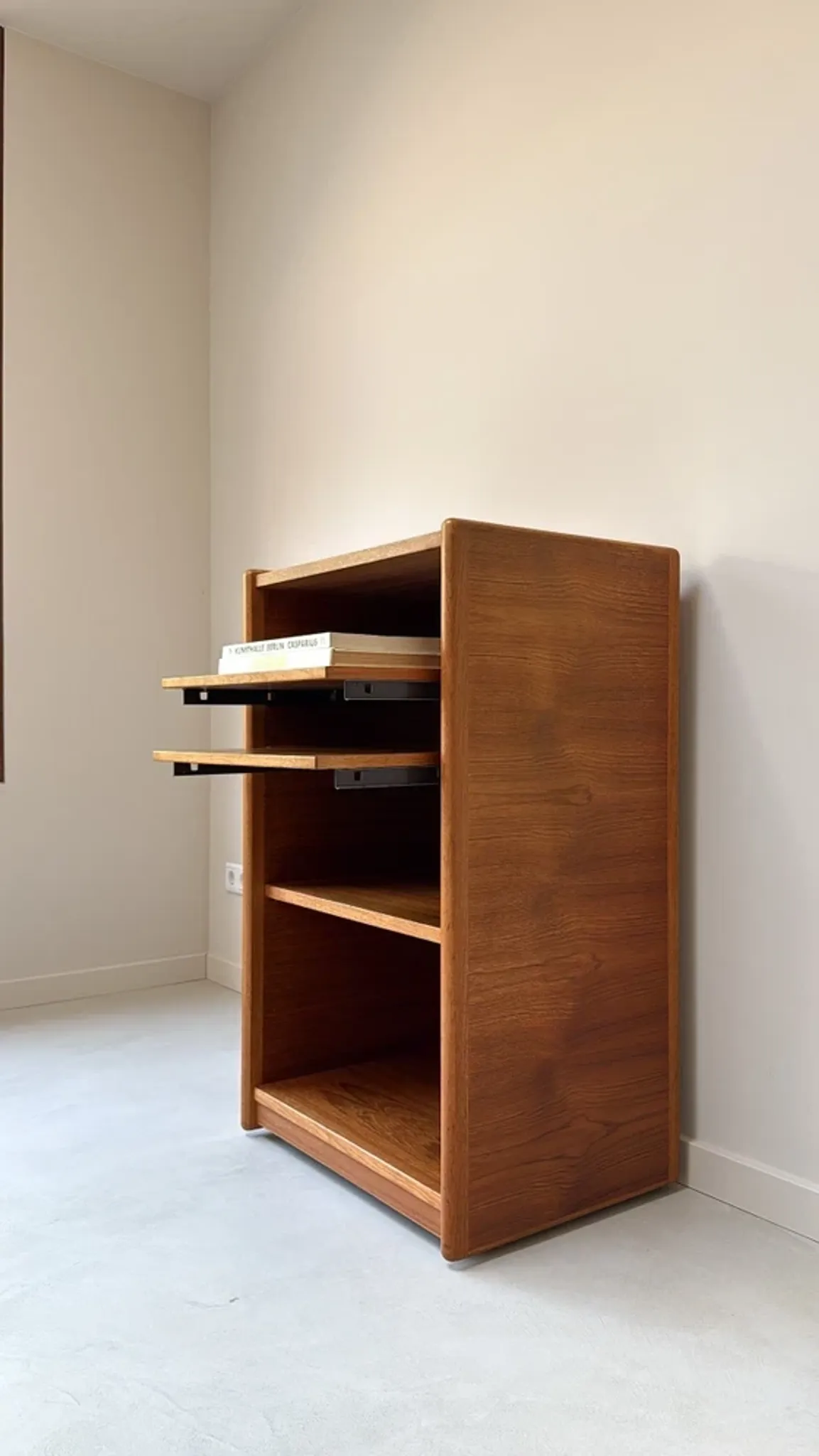 Vintage Danish teak Storage cabinet (audio or record cabinet)