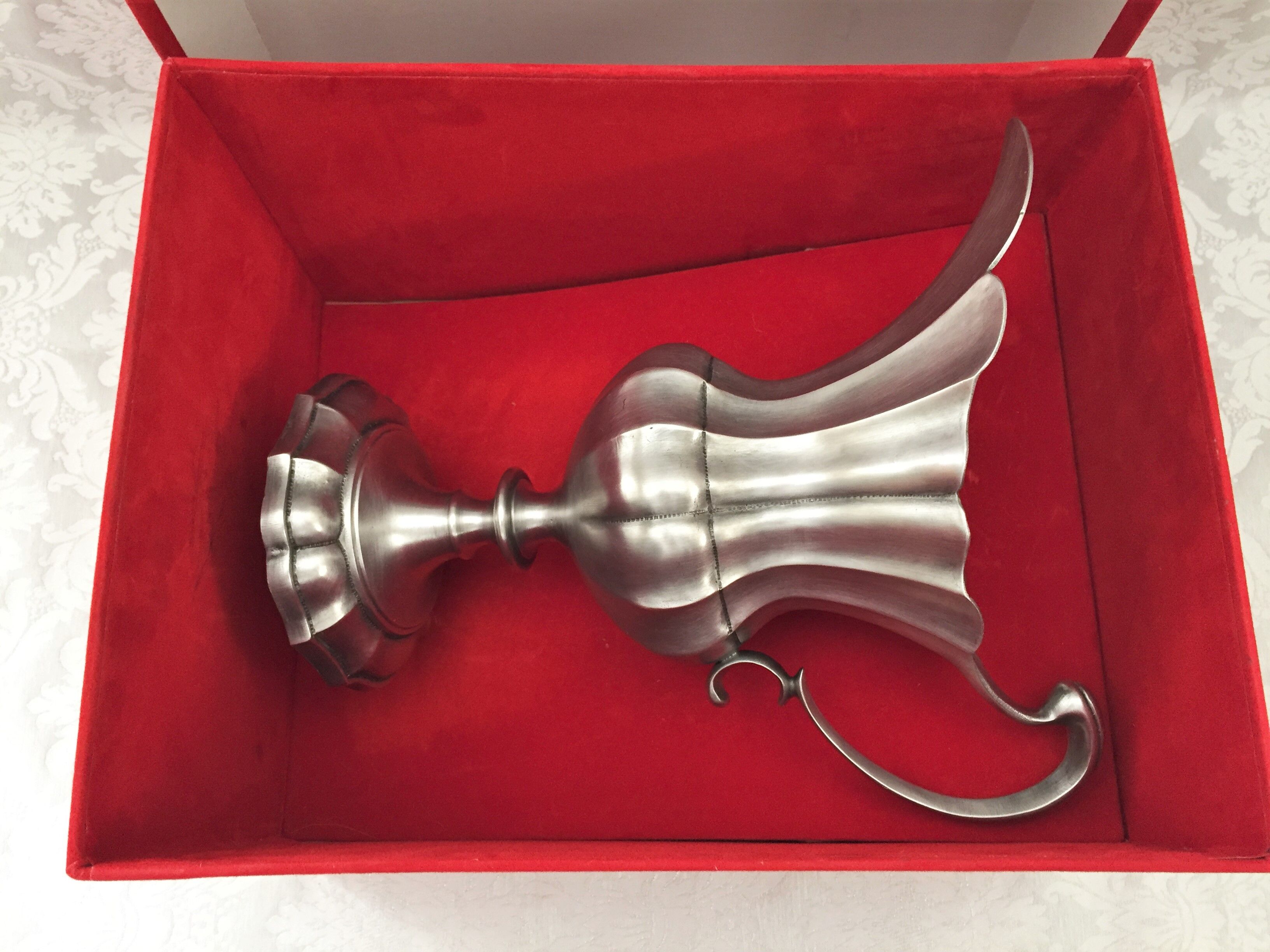 FORMER POURER NEEDLE PICHE PITCHER MADE IN ITALY TIN VERITABLE ART