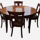 Roche Bobois oval cherry table