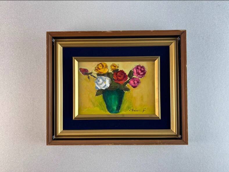 The Roses, oil on canvas