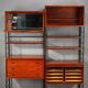 Scandinavian wooden bookcase from the 1960s