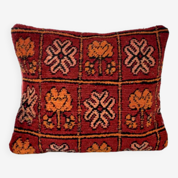 Coussin ethnique marocain rouge