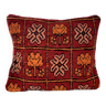 Red Moroccan ethnic cushion